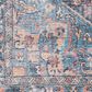 57 Grand by Nicole Curtis Series 1 2" x 6" Blue, Beige and Pink Runner, , large