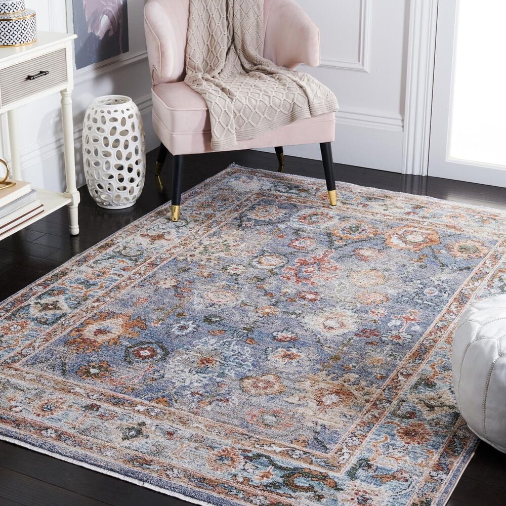 Safavieh Jasmine 9&#39; x 12&#39; Blue and Gold Area Rug, , large