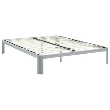 Modway Corinne Full Platform Bed Frame in Gray, , large