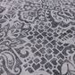 Mohawk Dri-Pro Deluxe Damask Nouveau 1"8" x 3"6" Grey Area Rug, , large