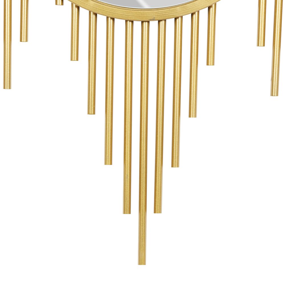 CosmoLiving by Cosmopolitan 27&quot; x 39&quot; Wall Mirror in Polished Gold, , large