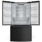 THOR KITCHEN Gordon Ramsay 20.3 Cu. Ft. Counter Depth French Door Refrigerator with Navy Blue Handle Kit in Black, , large