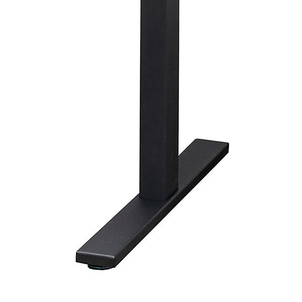 Wycliff Bay Hartford 60&quot; Electric Sit and Stand Desk in Gray, White and Black, , large