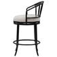Armen Living Luther Counter Height Stool in Dark Brown, , large