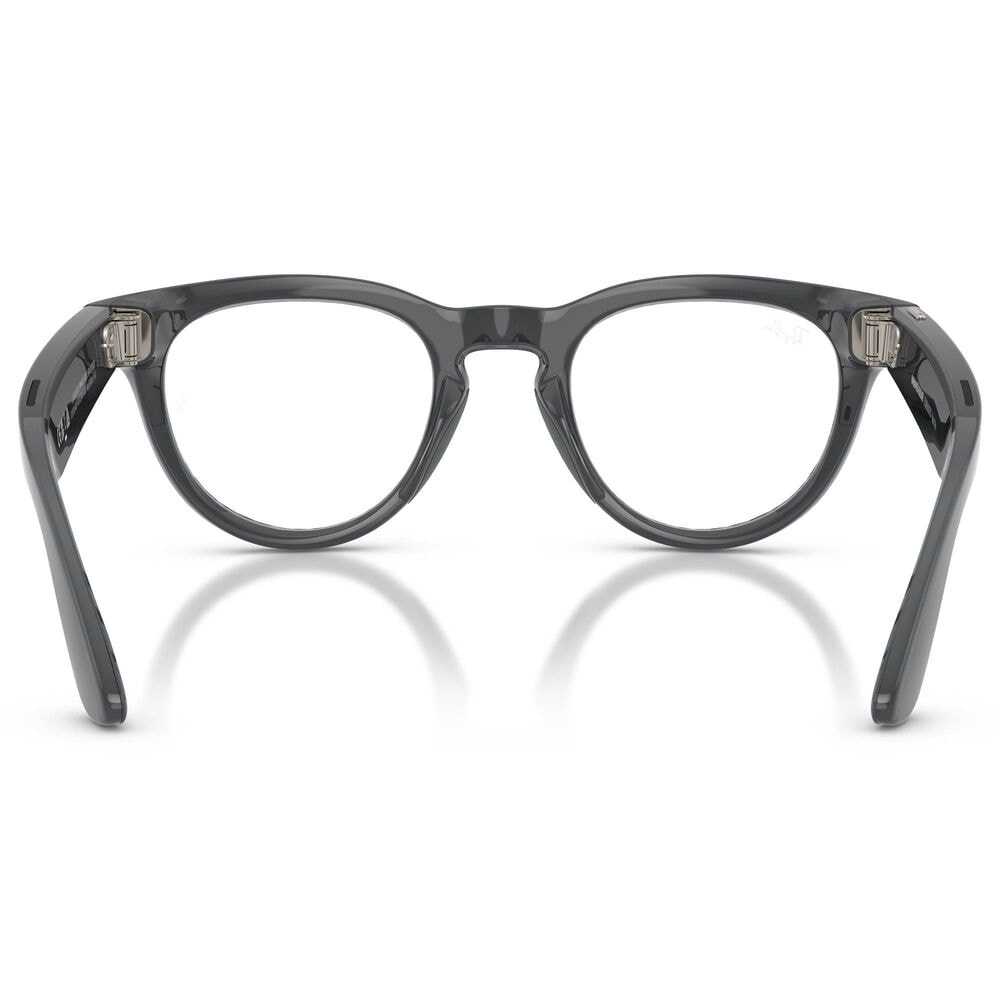 Rayban Glasses Headliner Gen 2 Sunglasses with Clear and Emerald Transitions Lenses in Shiny Asteroid Grey, , large