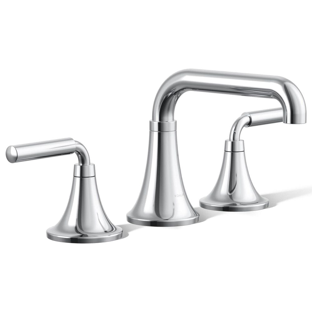 Kohler Tone Widespread Bathroom Sink Faucet in Polished Chrome, , large