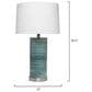 Jamie Young Danbury Hand-Blown Glass Table Lamp in Teal, , large