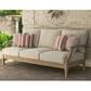 Ashley Clare View Loveseat with Beige Cushion in Antique Teak, , large
