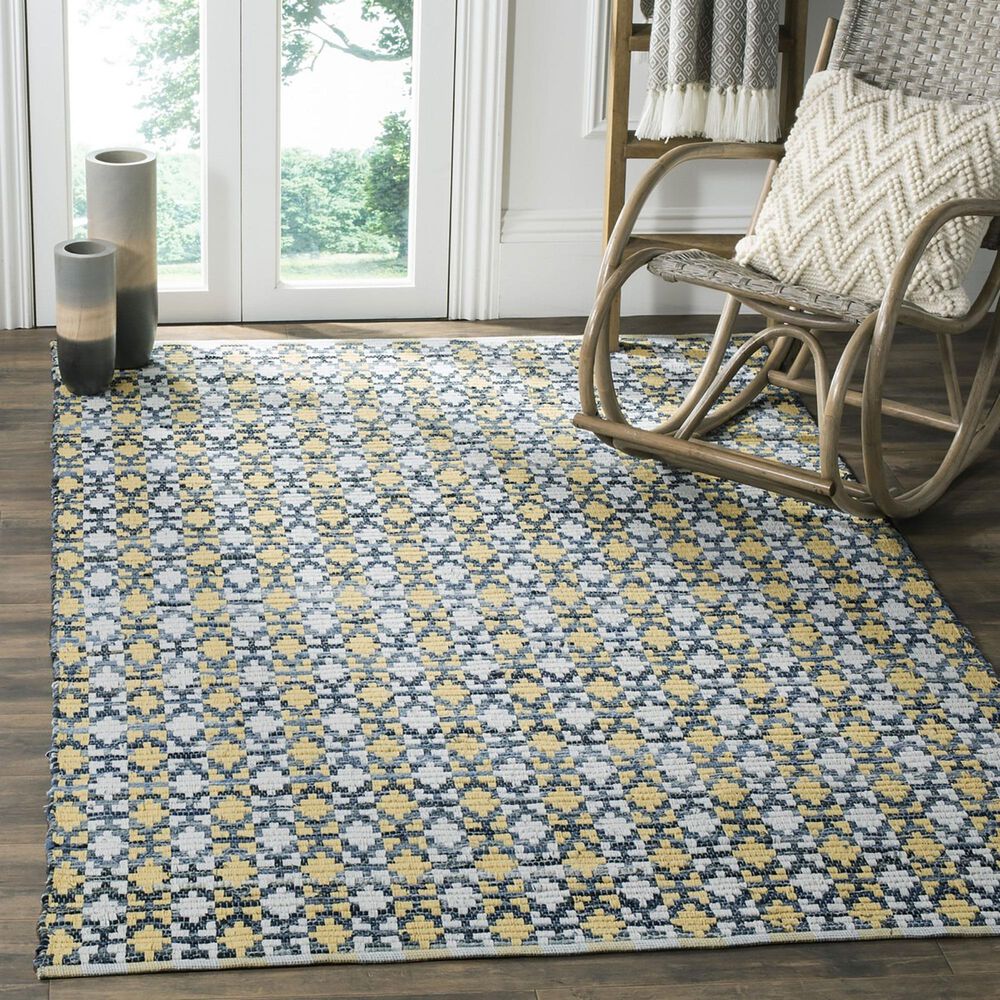 Safavieh Montauk Southwestern 5&#39; x 8&#39; Gold and Multicolor Area Rug, , large