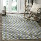 Safavieh Montauk Southwestern 5" x 8" Gold and Multicolor Area Rug, , large