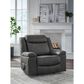 Ashley Status Check Manual Rocker Recliner in Shadow, , large