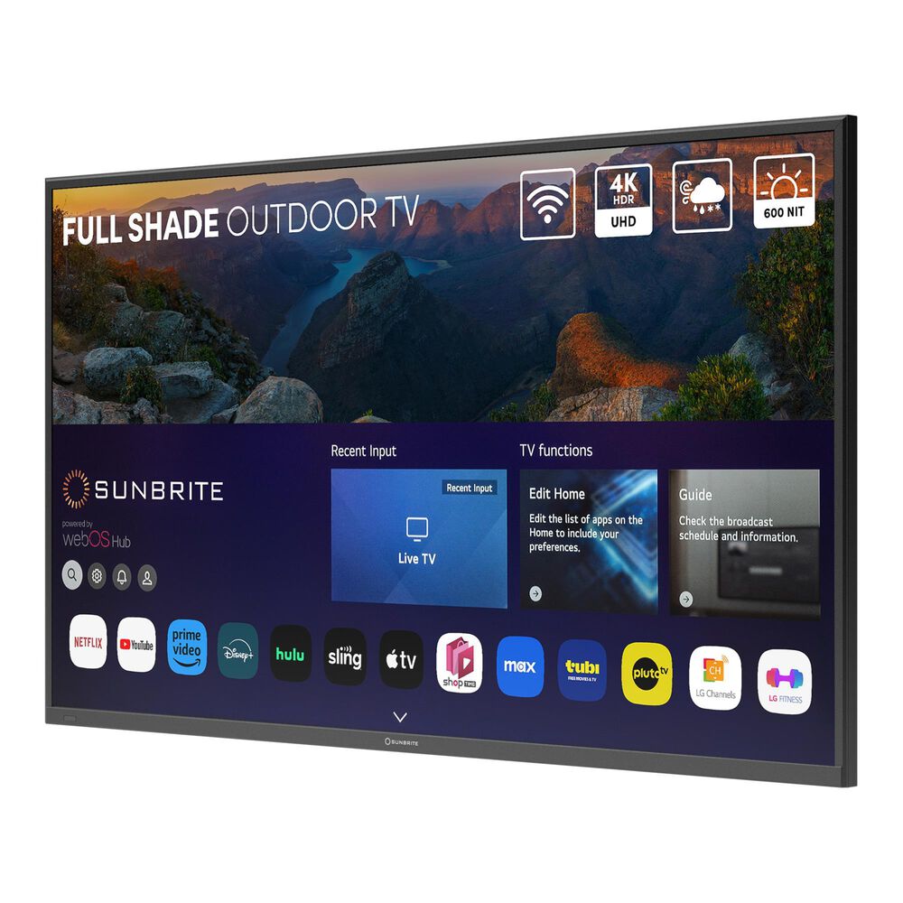 Sunbrite 65" Veranda 4 Series - Smart Outdoor TV - Full Shade - 4K UHD HDR, , large