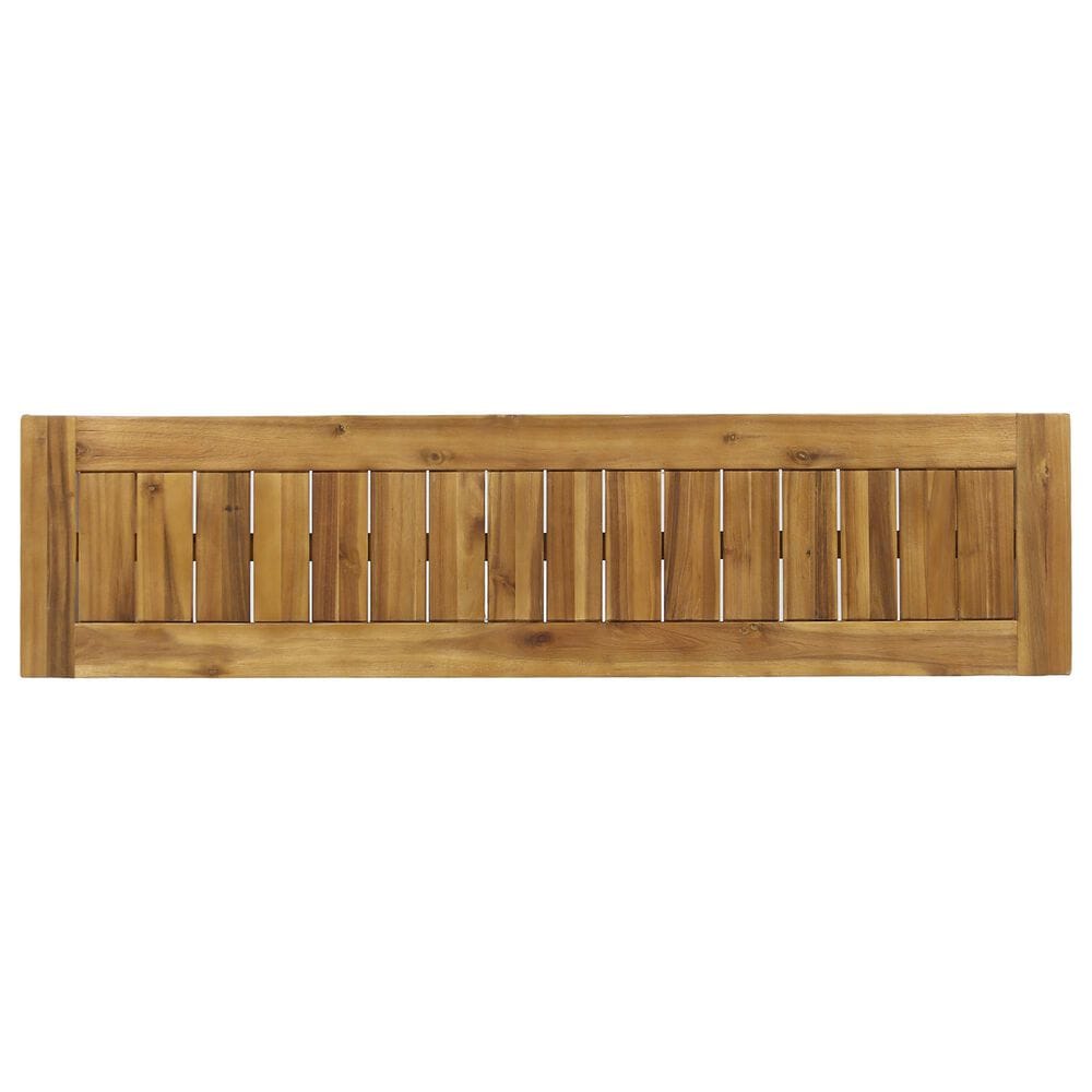 Hearth and Haven Nestor Patio Bench in Natural, , large