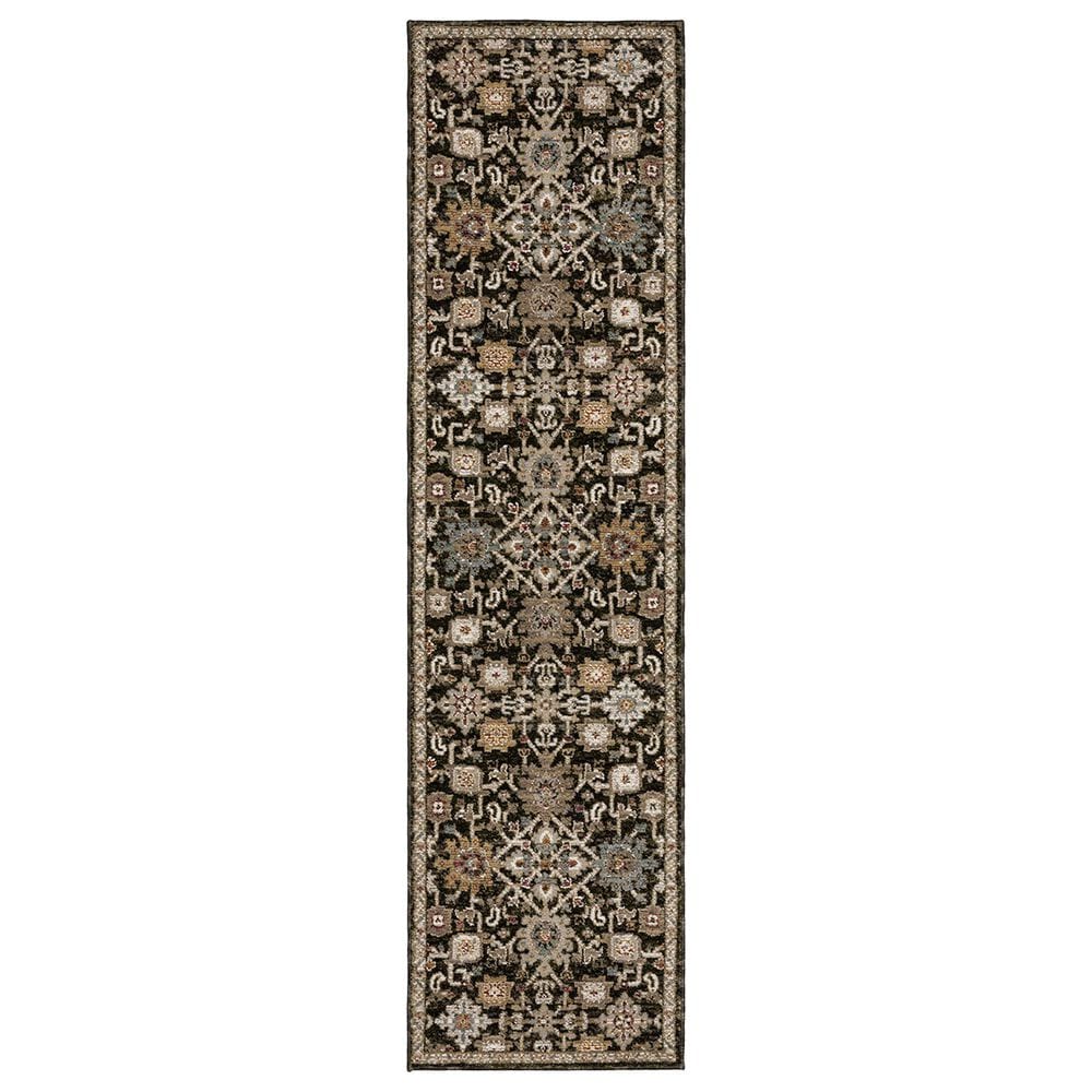 Oriental Weavers Andorra 2"3" x 8" Brown and Multicolor Runner, , large