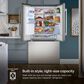 LG 23.7 Cu. Ft. 3-Door French Door Refrigerator with Zero Clearance in PrintProof Stainless Steel, , large