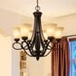 Golden Lighting Torbellino 6-Light Chandelier in Cordoban Bronze, , large