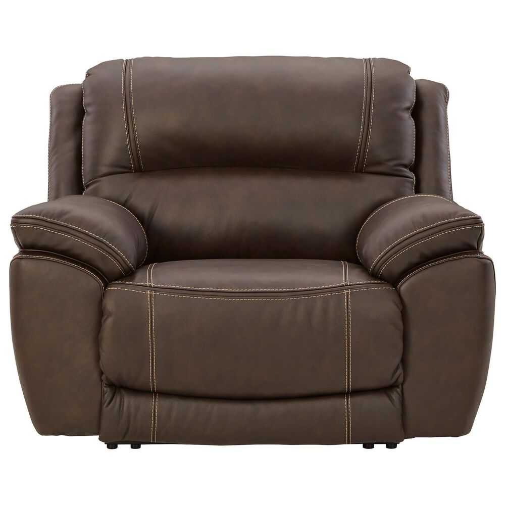 Ashley Dunleith Zero Wall Power Recliner with Power Headrest in Chocolate, , large