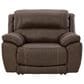 Ashley Dunleith Zero Wall Power Recliner with Power Headrest in Chocolate, , large