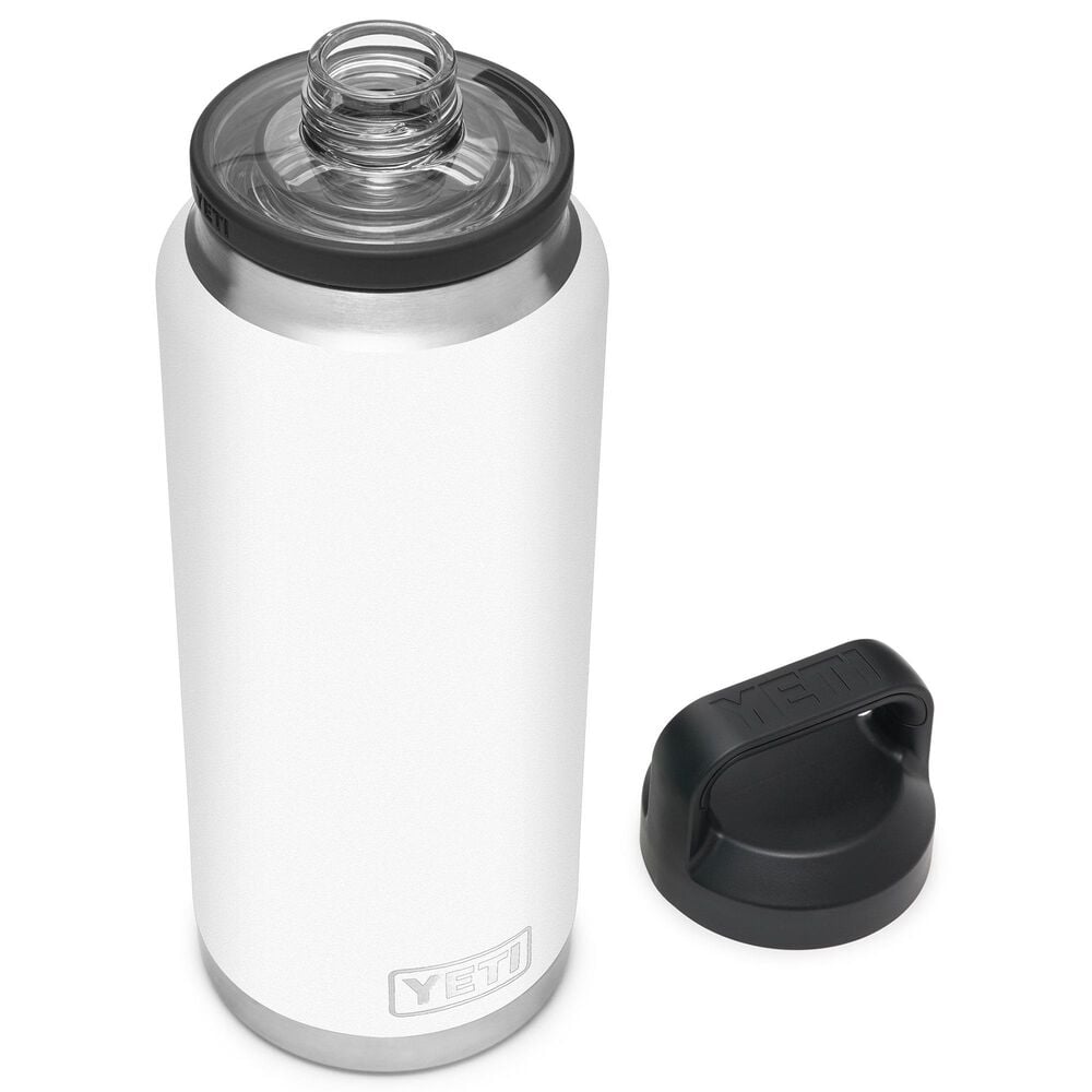 YETI Rambler 36 Oz Water Bottle with Chug Cap in White, , large