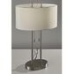 Adesso Duet Table Lamp in Brushed Steel, , large