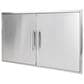 Coyote Outdoor 39" Double Access Doors in Stainless Steel, , large