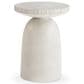 Bernhardt Antibes 18" Round Accent Table in Pumice, , large