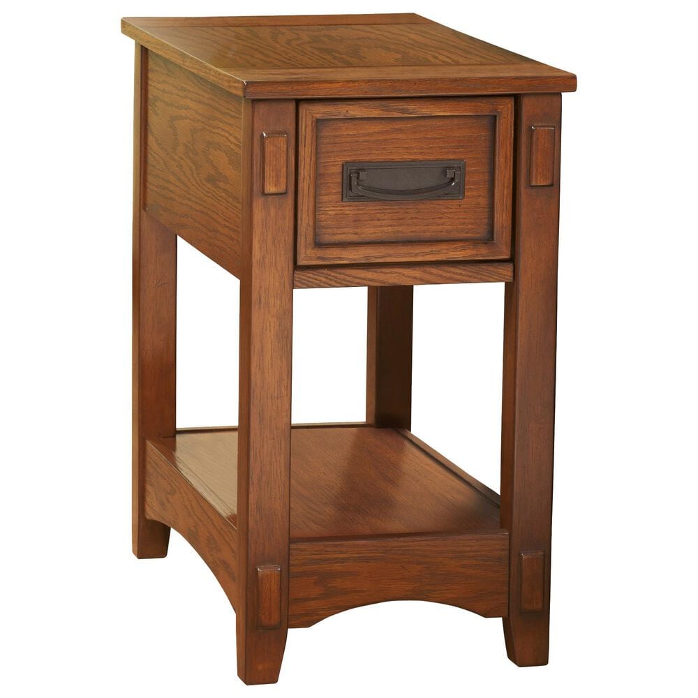 Ashley Breegin Chairside End Table in Brown, , large
