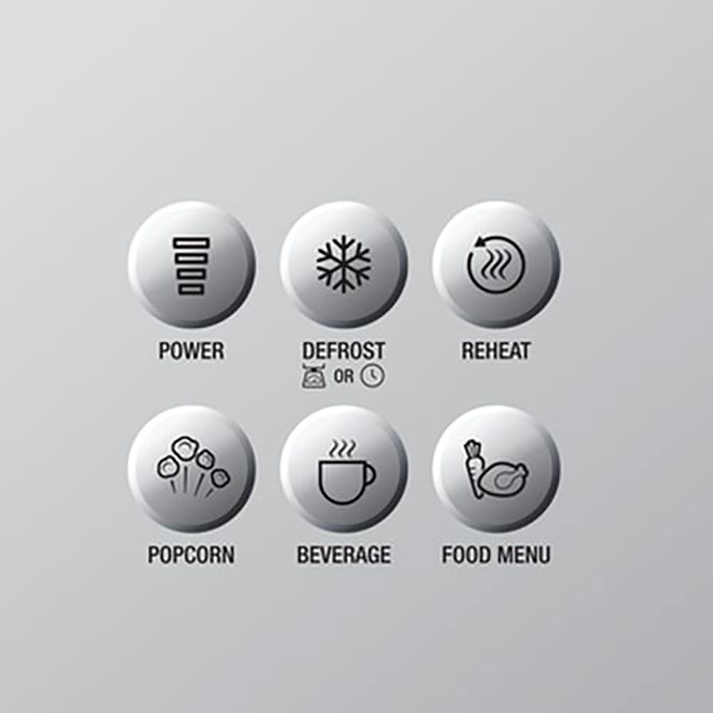 Breville 0.9 Cu. Ft. Countertop Compact Microwave Oven in Silver, , large