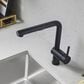Blanco Linus 1.5 GPM Low-Arc Pull-Out Kitchen Faucet in Anthracite, , large