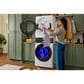 Whirlpool 4.5 Cu. Ft. Smart Front Load Washer and 7.4 Cu. Ft. Gas Dryer Stack Laundry in White, , large