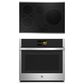 GE Profile 2-Piece Kitchen Package with 30" Smart Built-In Convection Single Wall Oven and Induction Cooktop in Stainless Steel, , large