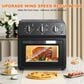 HOMLUX 13 Qt Air Fryer Toaster Oven in Black, , large