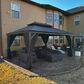 HOMLUX 12"X16" Hardtop gazebo with double roof in Bronze, , large