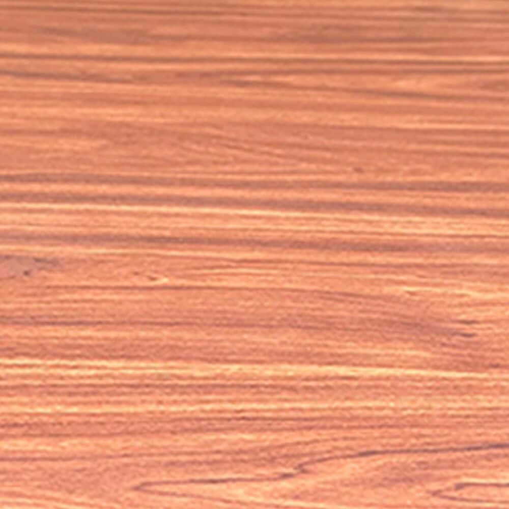 Leisuremod LeisureMod Bristol Dining table, Black Base with 36 Round Cognac Brown MDF top, , large