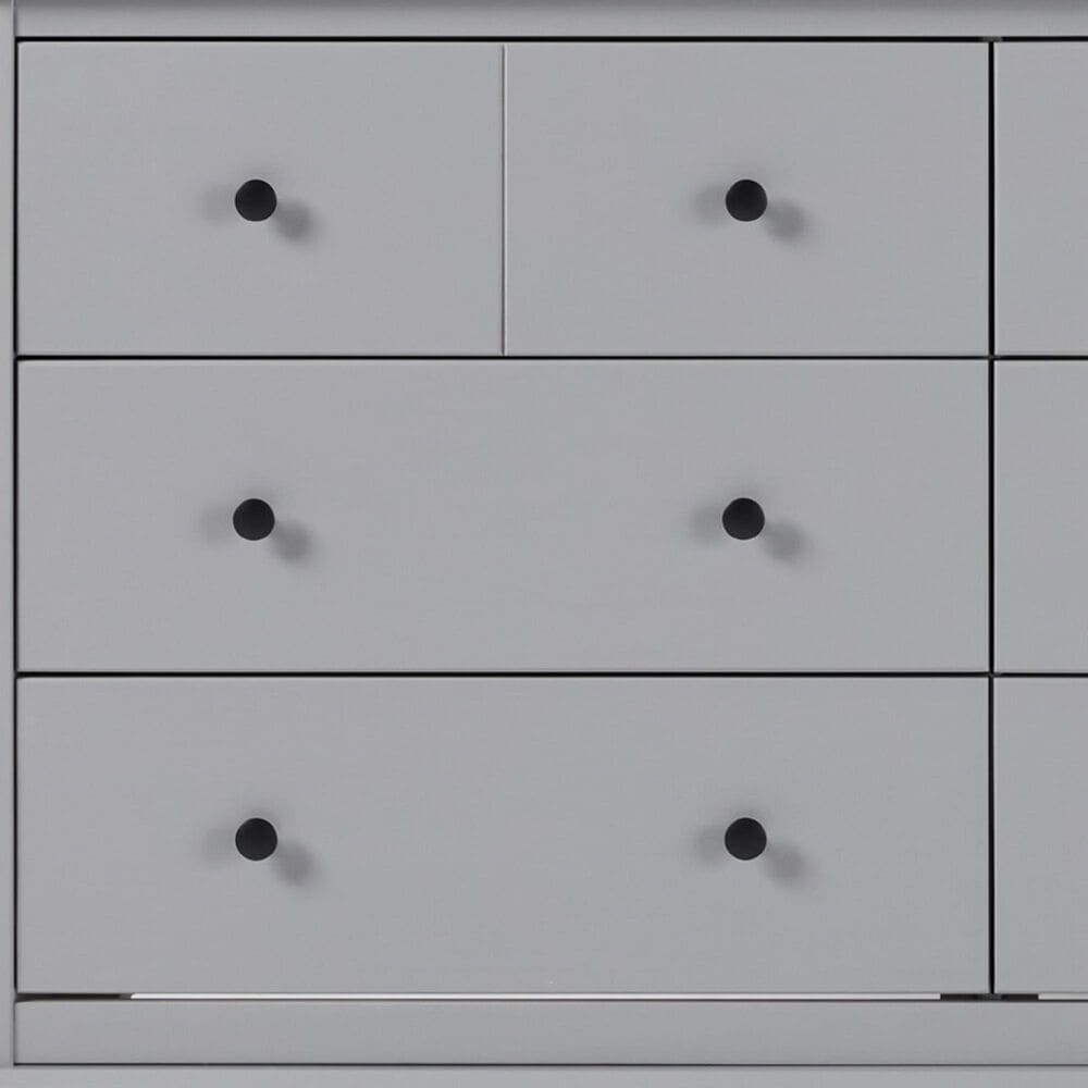 Walker Edison Spencer 6-Drawer Dresser in Grey, , large