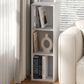 HOMLUX 3-Tier Bookcase Open Multipurpose Display Rack with Adjustable Shelves in White, , large
