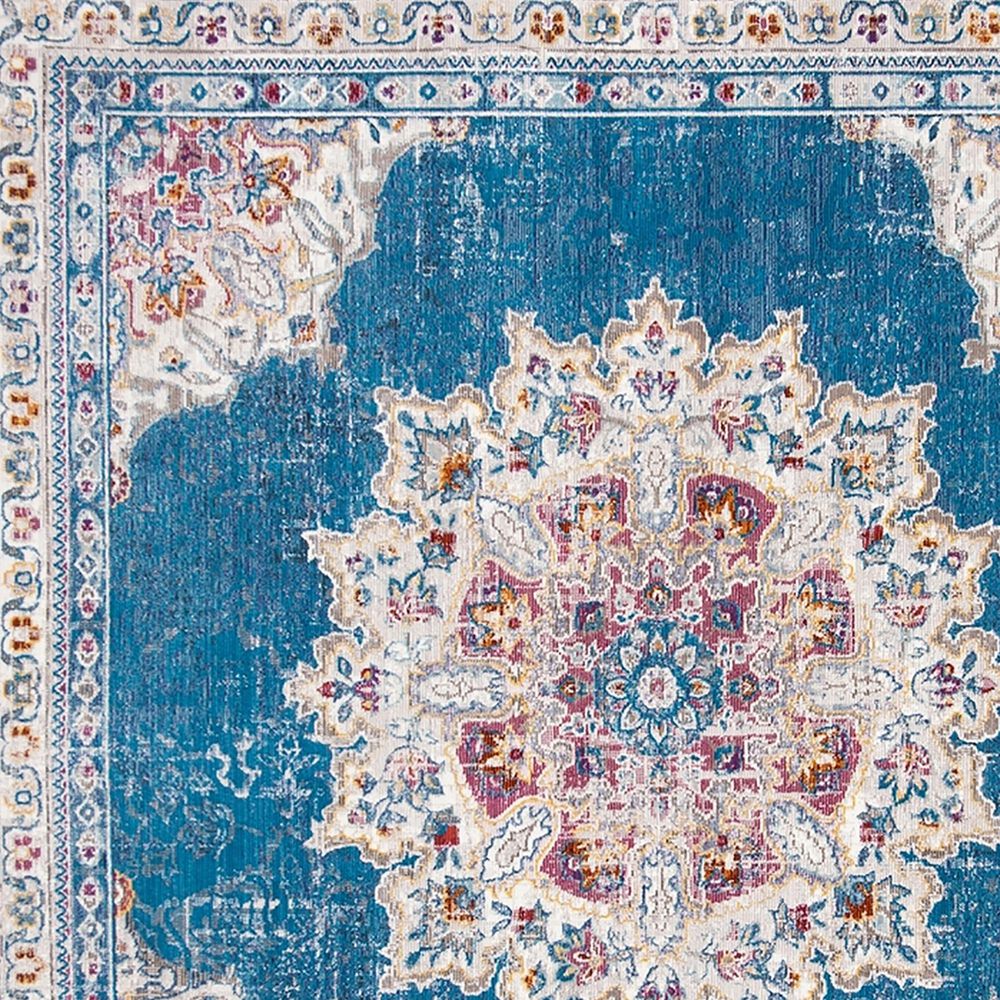 Safavieh Aria ARA103N 3&#39; x 5&#39; Blue and Ivory Area Rug, , large