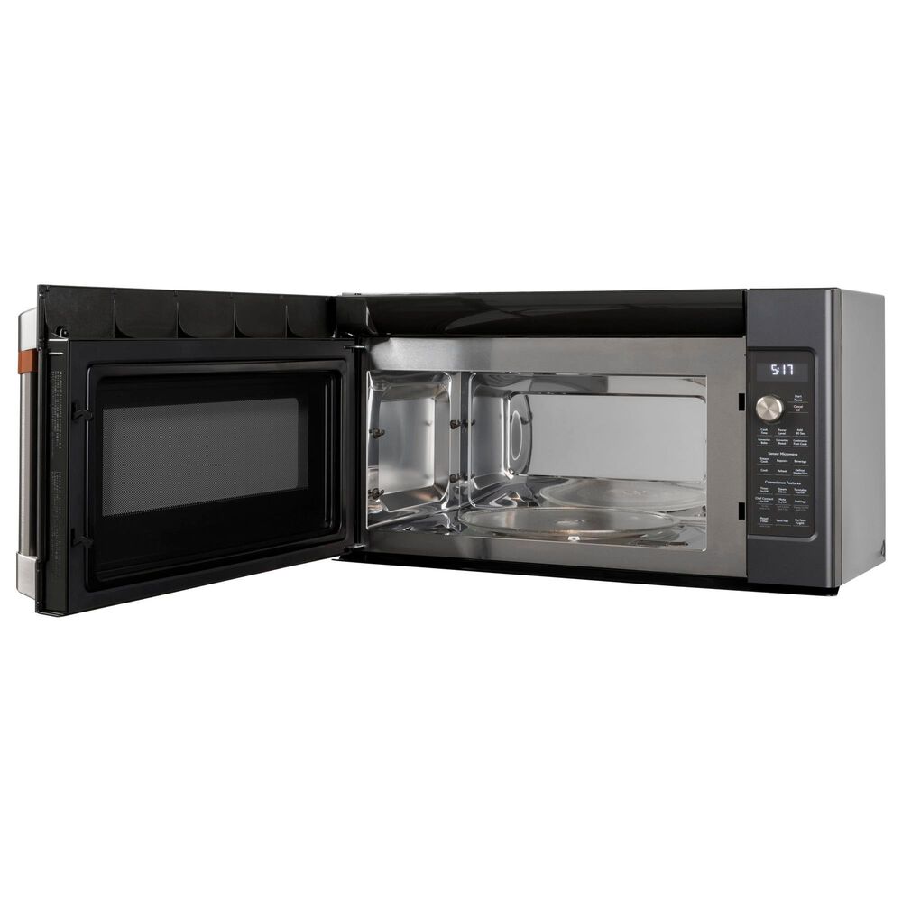 Cafe 4pc Kitchen Package with Refrigerator, Range, Microwave, and Dishwasher in Black, , large