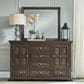 Liberty Furniture Big Valley 4-Piece King Panel Bedroom Set in Brownstone, , large