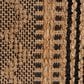 L&R Resources Natural Fiber Striped 9" x 12" Jet Black Area Rug, , large
