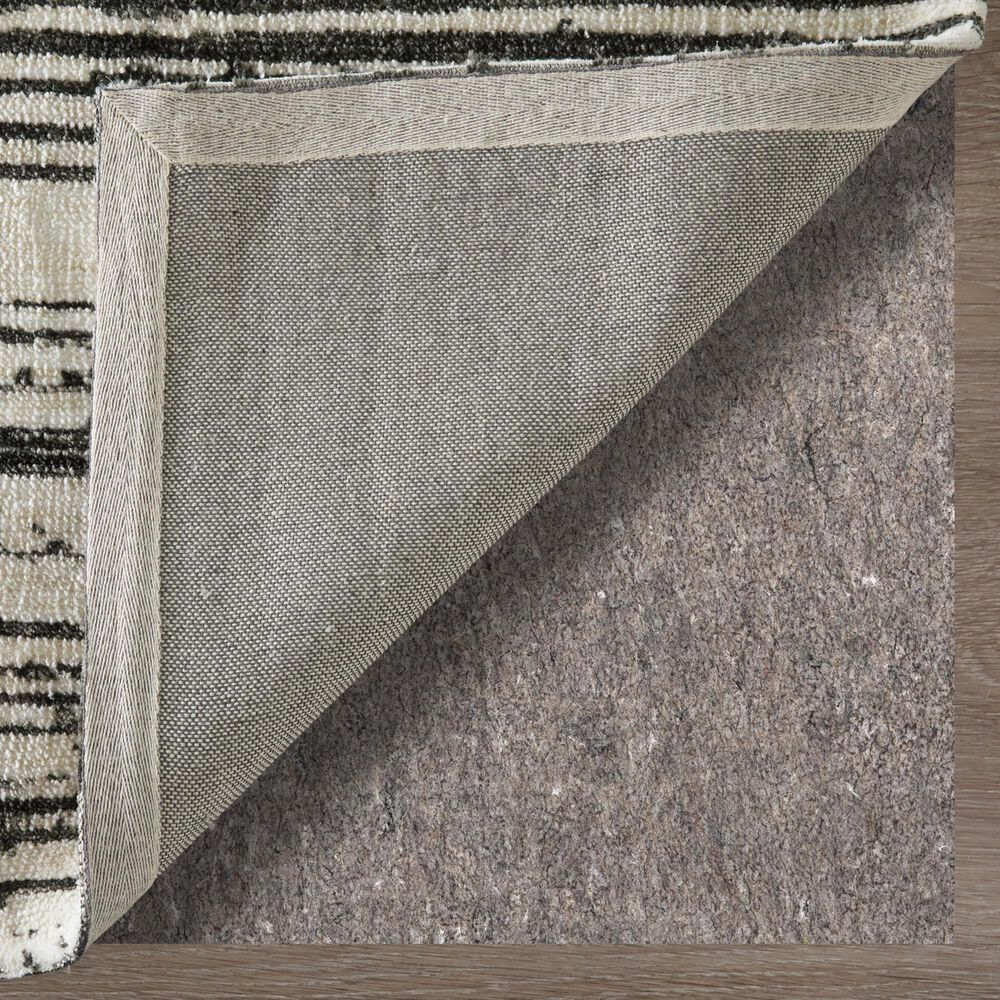 Feizy Colton Dark Gray 3&#39;6&quot; x 5&#39;6&quot; Area Rug, , large