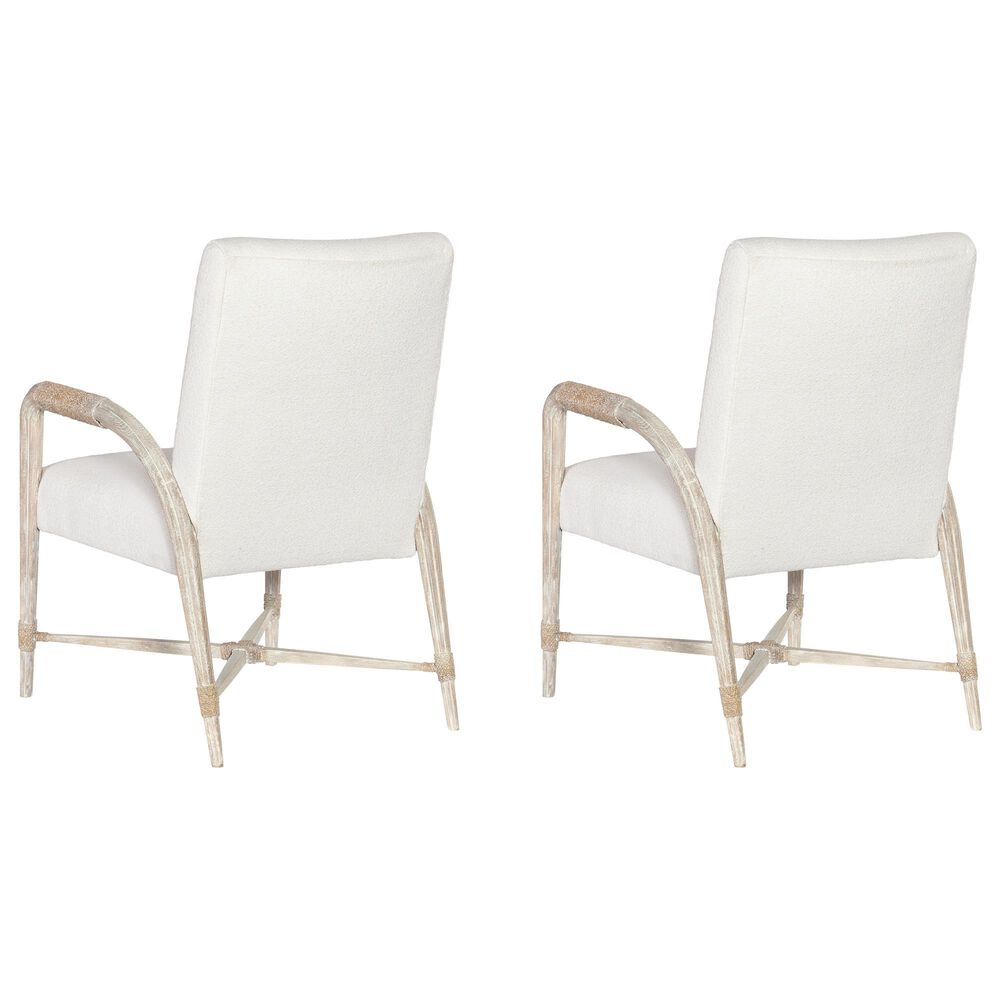Hooker Furniture Serenity Arm Chair in Whitewashed Oak &#40;Set of 2&#41;, , large