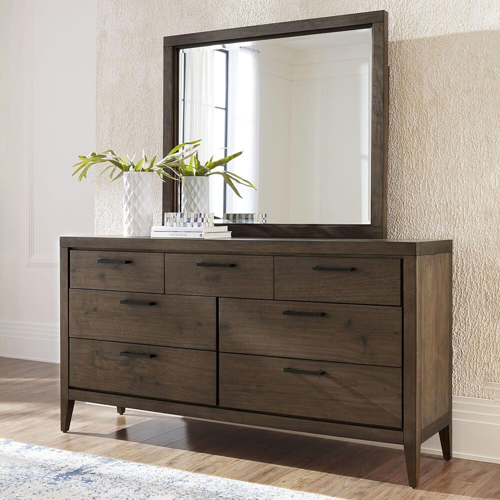 Urban Home Dresser and Mirror in Brown, , large