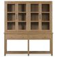 Hooker Furniture Driftwood Display Sideboard with Hutch in Buckboard, , large