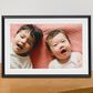 Aura Carver Mat 10" Digital Wi-Fi Photo Frame with Paper Mat in Charcoal, , large