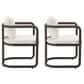 Zuo Modern Ciel Outdoor Dining Chair in Ivory (Set of 2), , large