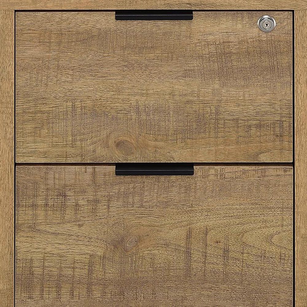 Coaster Westpark 3-Shelf Bookcase with USB and Lockable Drawer in Mango, , large