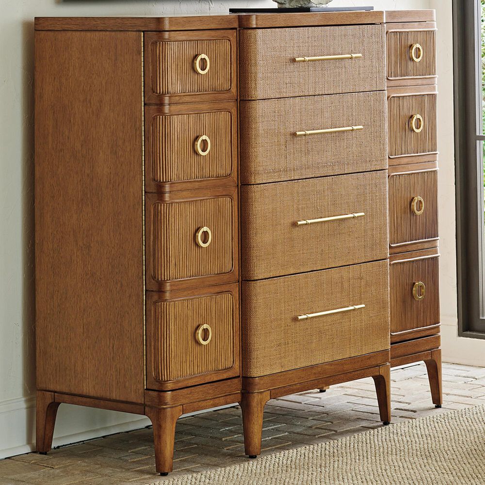 Lexington Furniture Palm Desert Remington Gentleman&#39;s 4 Drawer Chest in Sierra Tan, , large