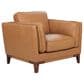 Italiano Furniture Pendry Accent Chair in Caramel Saddle, , large