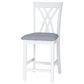 Linon Home Decor Maggie Counter Stool in White, , large